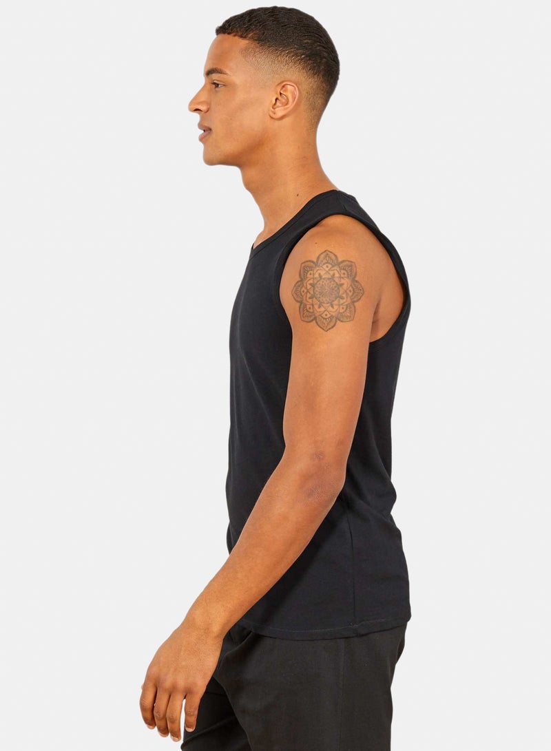 Kiabi Plain Sleeveless Pyjama Top - Image 3
